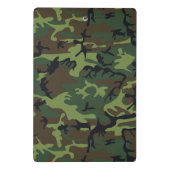 Groen camouflagepatroon, militair patroon, leger mini klembord (Achterkant)