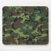 Groen camouflagepatroon, militair patroon, leger muismat (Voorkant)