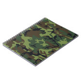 Groen camouflagepatroon, militair patroon, leger notitieboek (Linkerzijde)