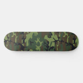Groen camouflagepatroon, militair patroon, leger persoonlijk skateboard (Horizontaal)