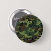 Groen camouflagepatroon, militair patroon, leger ronde button 5,7 cm (Voorkant /achterkant)