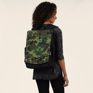 Groen camouflagepatroon, militair patroon, leger rugtassen
