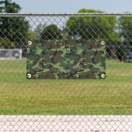 Groen camouflagepatroon, militair patroon, leger spandoek (Insitu)