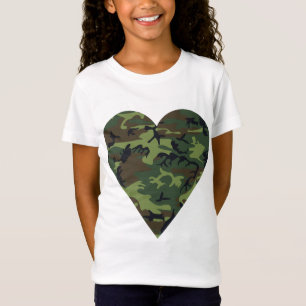 Groen camouflagepatroon, militair patroon, leger t-shirt