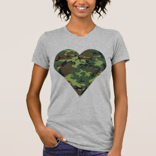 Groen camouflagepatroon, militair patroon, leger t-shirt