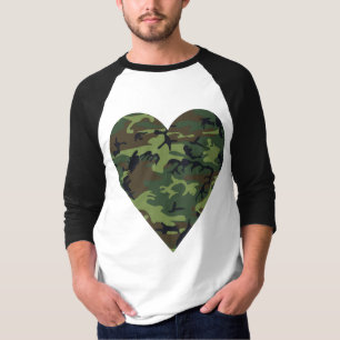 Groen camouflagepatroon, militair patroon, leger t-shirt
