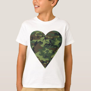 Groen camouflagepatroon, militair patroon, leger t-shirt