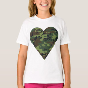 Groen camouflagepatroon, militair patroon, leger t-shirt