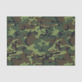 Groen camouflagepatroon, militair patroon, leger tissuepapier (Voorkant)