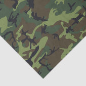 Groen camouflagepatroon, militair patroon, leger tissuepapier (Detail)
