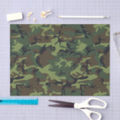 Groen camouflagepatroon, militair patroon, leger tissuepapier (Craft)