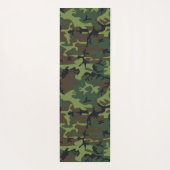 Groen camouflagepatroon, militair patroon, leger yogamat (Achterkant)