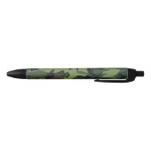 Groen camouflagepatroon, militair patroon, leger zwarte inkt pen (Bodem)