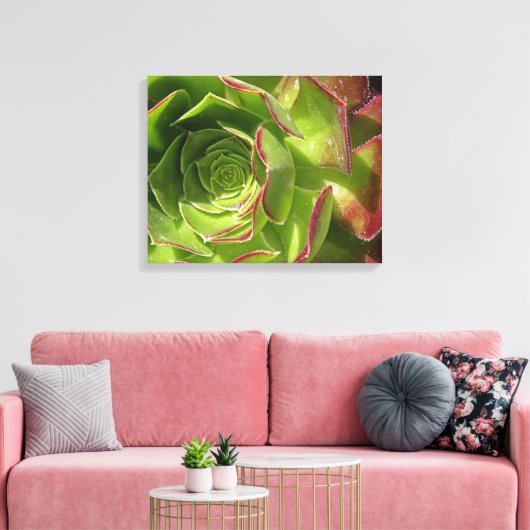 Groen Canvas Afdruk (Insitu (Woonkamer))