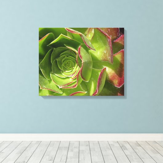 Groen Canvas Afdruk (Insitu (Houten vloer))