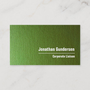 Groen Canvas Modern Professional Visitekaartje