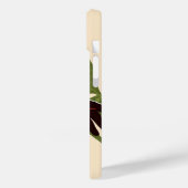Groen canvas, rood accent Case-Mate iPhone case (Achterkant / Links)