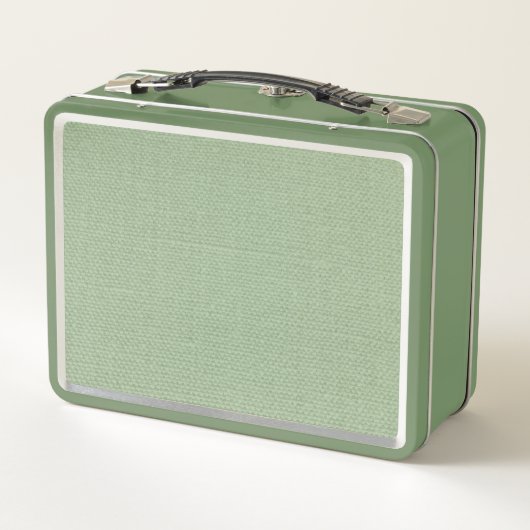 Groen canvaspatroon monogram (Achterkant)