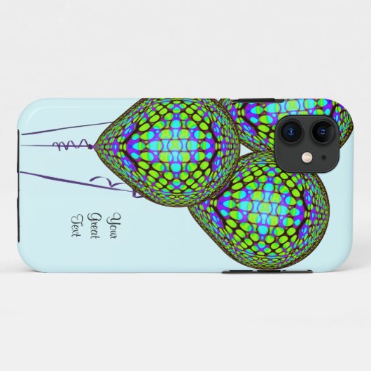 Groen Case-Mate iPhone Case (Achterkant (horizontaal))