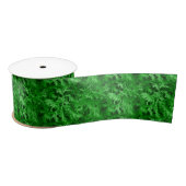 Groen Cedar Satin Ribbon Satijnen Lint (Spoel)