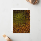 Groen centrum Zonnebloem Notitiekaartje (Voorkant / Achterkant in situ)