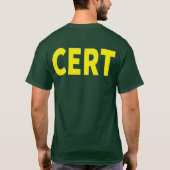 Groen CERT T-shirt (Achterkant)