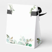 Groen Chic bruiloft gunst dozen Bedankdoosjes (Achterkant)