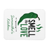 Groen Chili Ruik de Love Magnet Magneet (Horizontaal)