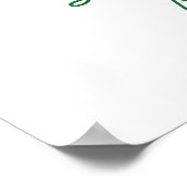 Groen Chili Ruik het Poster van de Liefde (Hoek)