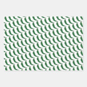 Groen Chili Ruilt de papierbladen van het liefdesb Inpakpapier Vel (Voorkant 2)