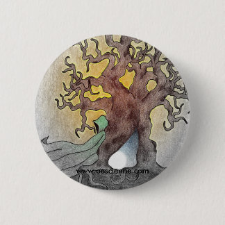 Groen cijfer ronde button 5,7 cm