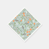 Groen citrus en Oranje bloesem Servet (Hoek)