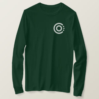 Groen CO T-shirt met lange mouwen