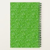 Groen Compositie Notitieboek Patroon Wallpaper (Achterkant)