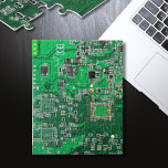 Groen computercircuit voor geek circuit legpuzzel<br><div class="desc">Ben je op zoek naar cadeaus voor computergeeks? Deze is voor de Geek in ons allemaal. Computer Geek Circuit Board</div>