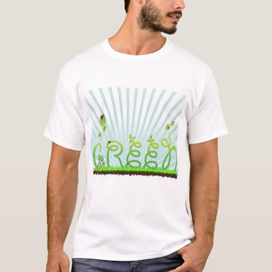 Groen concept Mannen T-Shirt (Voorkant)