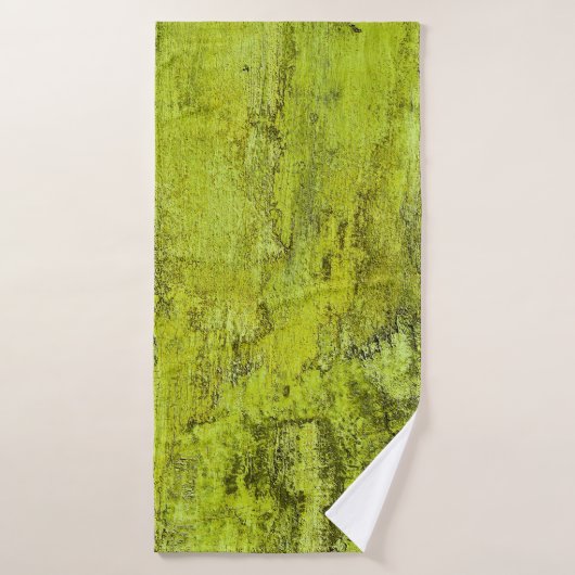 Groen concreet abstract, kunst, thuisdecor, backgr badhanddoek (Badhanddoek)