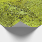 Groen concreet abstract, kunst, thuisdecor, backgr cadeaupapier (Hoek)