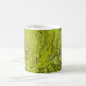 Groen concreet abstract, kunst, thuisdecor, backgr koffiemok (Center)