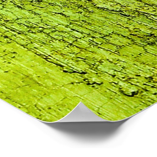 Groen concreet abstract, kunst, thuisdecor, backgr poster (Hoek)