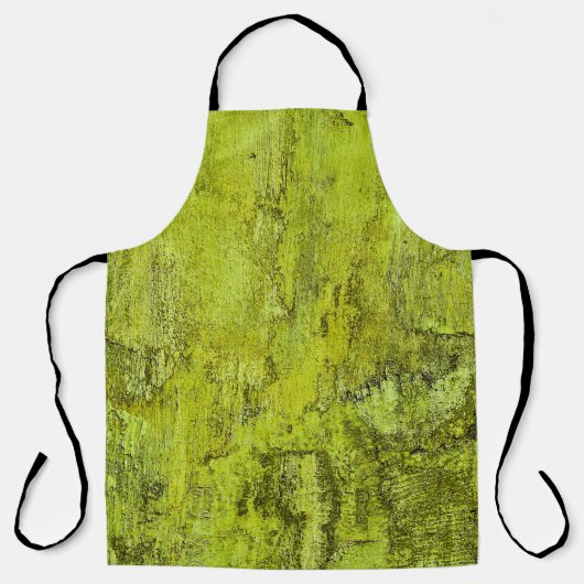 Groen concreet abstract, kunst, thuisdecor, backgr schort (Voorkant)