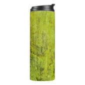 Groen concreet abstract, kunst, thuisdecor, backgr thermosbeker (Gedraaid links)