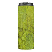 Groen concreet abstract, kunst, thuisdecor, backgr thermosbeker (Achterkant)