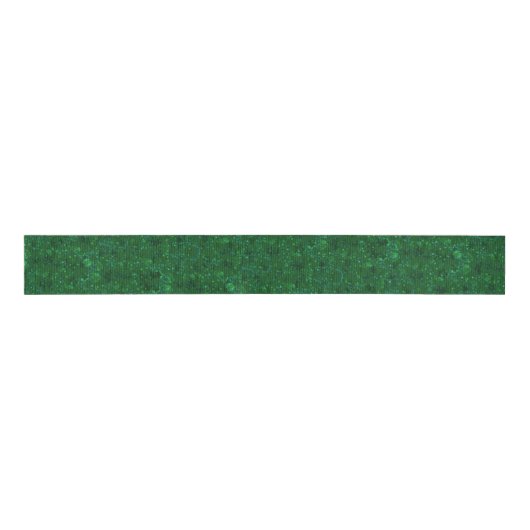 Groen, confetti, glitter grosgrain lint (Voorkant)