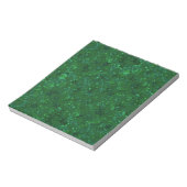 Groen, confetti, glitter notitieblok (Linkerzijde)