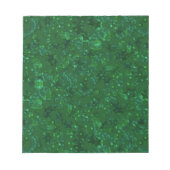 Groen, confetti, glitter notitieblok (Voorkant)