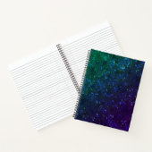 Groen, confetti, glitter notitieboek (Binnen)