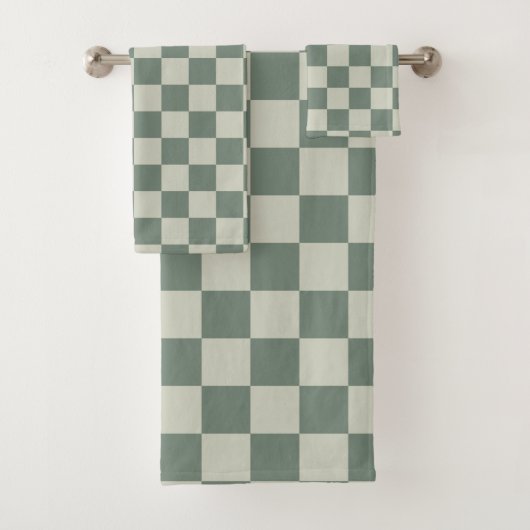 Groen controlebord bad handdoek (Insitu)
