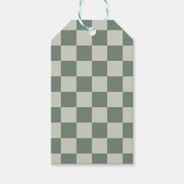 Groen controlebord cadeaulabel