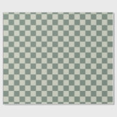Groen controlebord cadeaupapier (Vlak)